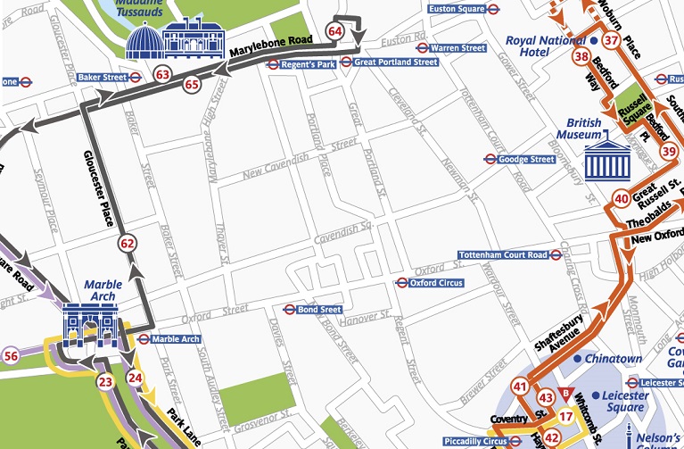 the original tour london black route