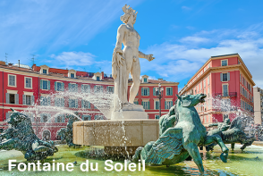 Nice Le Grand Tour - Fontaine du Soleil